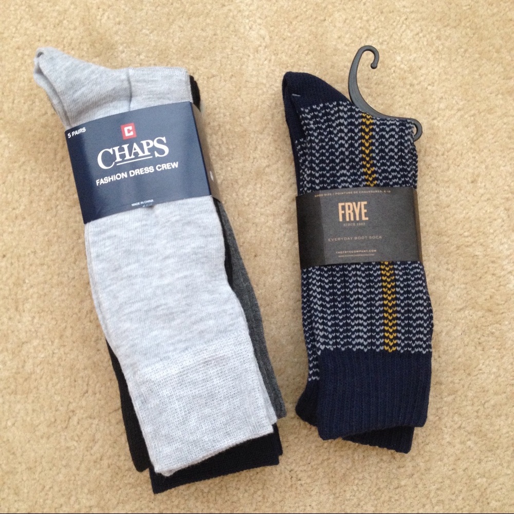 Chaps and Frye Men's Socks